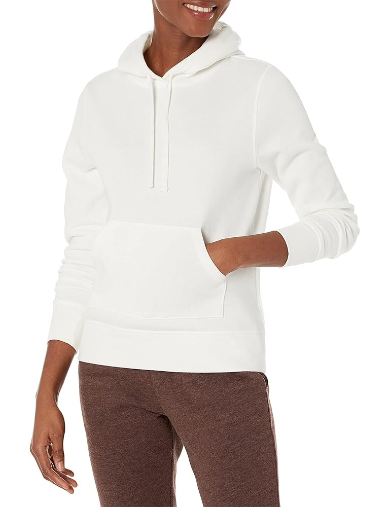 Amazon Essentials womens French Terry Fleece Pullover Hoodie | Amazon (US)