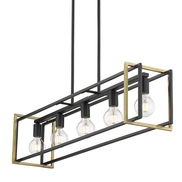 Dreen 5 - Light Kitchen Island Linear Pendant | Wayfair North America