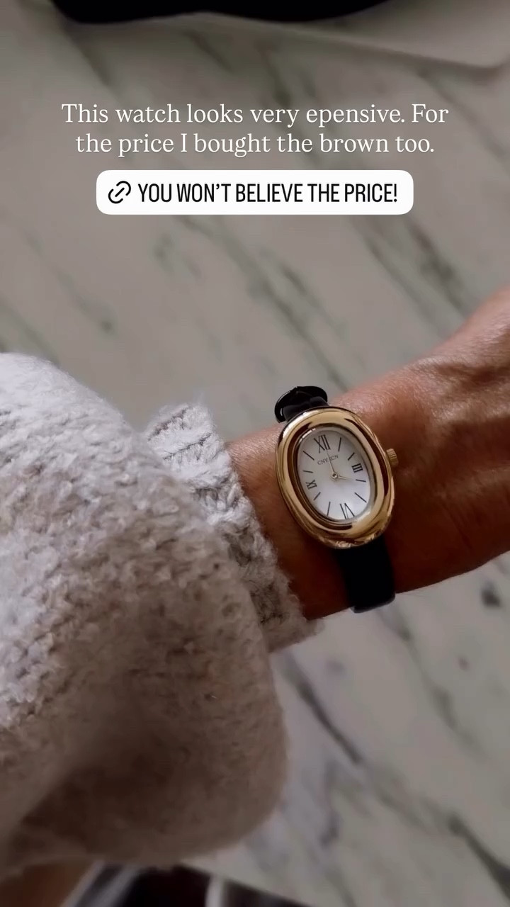 This watch looks very expensive. For the price I bought the brown too🤎

#LTKootd #LTKSeasonal #LTKgrwm