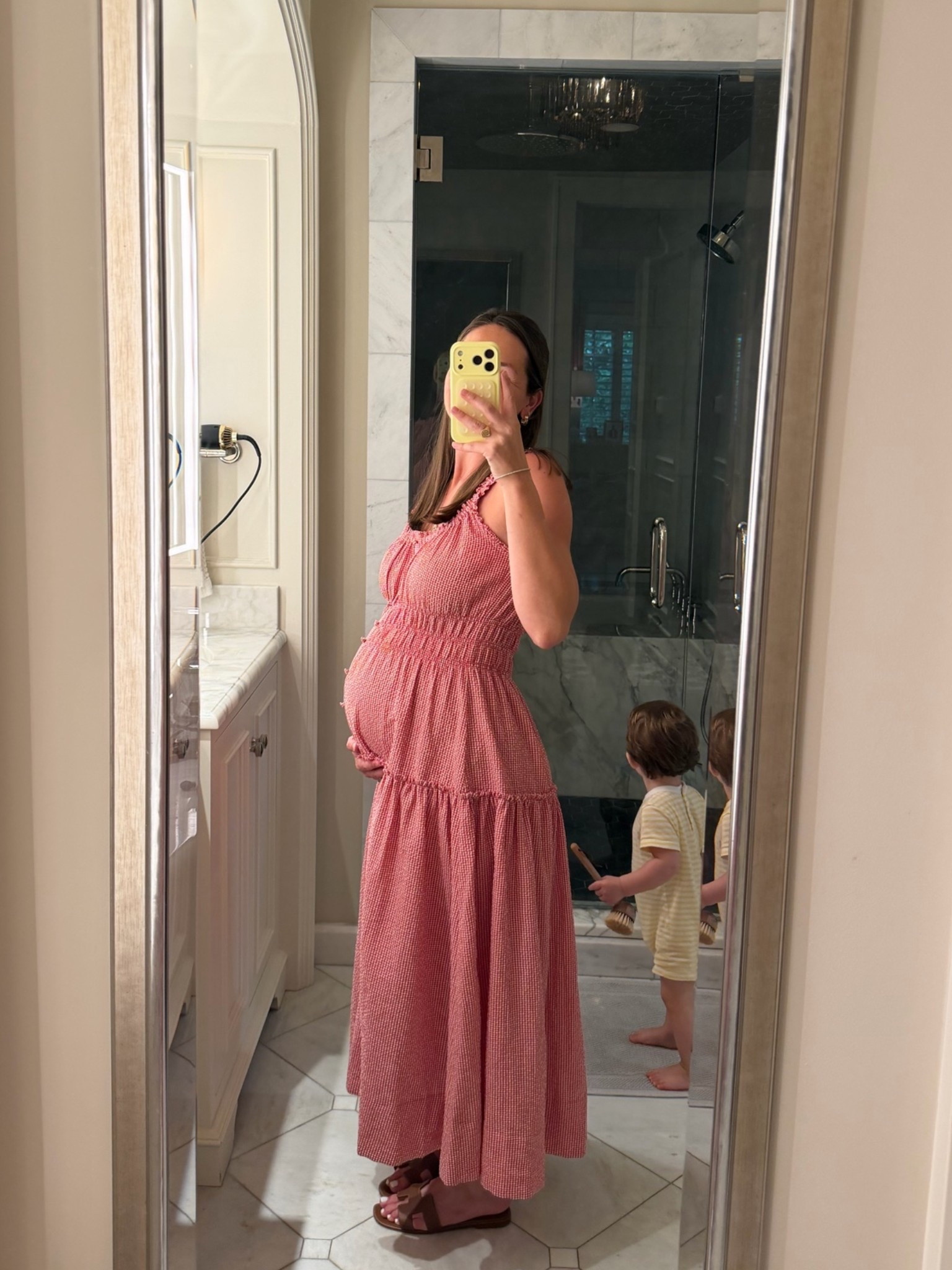 Cannot emphasize enough how COMFY this dress is - comes in such a cute blue color as well!

Wearing a small but could have done and XS - it’s very stretchy❤️

#LTKootd #LTKBump #LTKmomlife