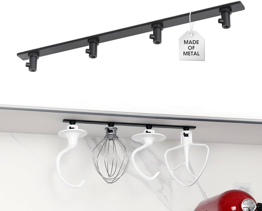 Aieve Metal Stand Mixer Attachment Holder Compatible with Kitchenaid Mixer Accessories, for Stora... | Amazon (US)