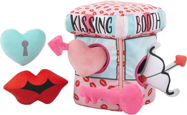 FRISCO Valentine Kissing Booth Hide & Seek Puzzle Plush Squeaky Dog Toy, Small/Medium - Chewy.com | Chewy.com