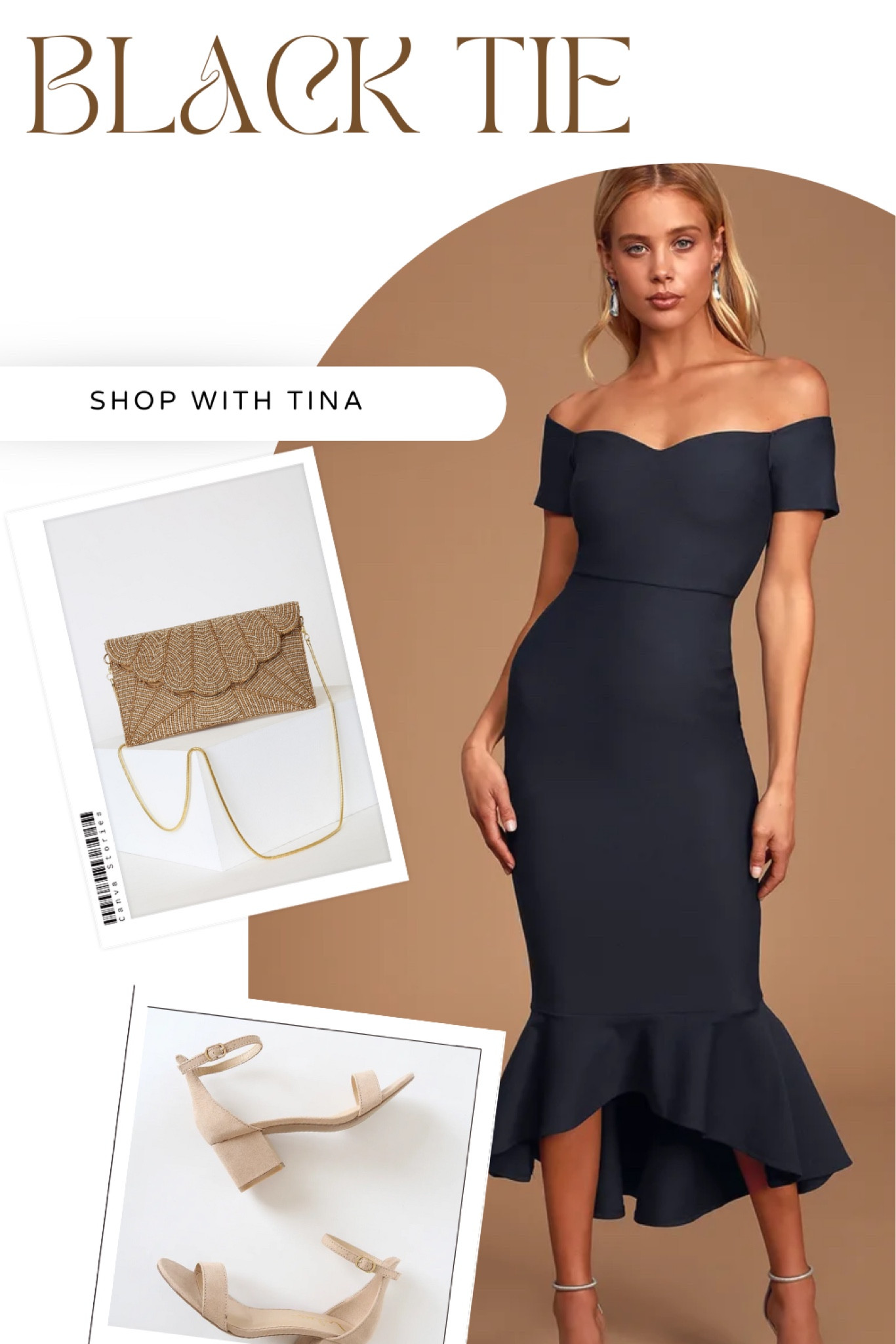 This black tie wedding guest dress is affordable and so flattering!!

#LTKunder100 #LTKFind #LTKwedding