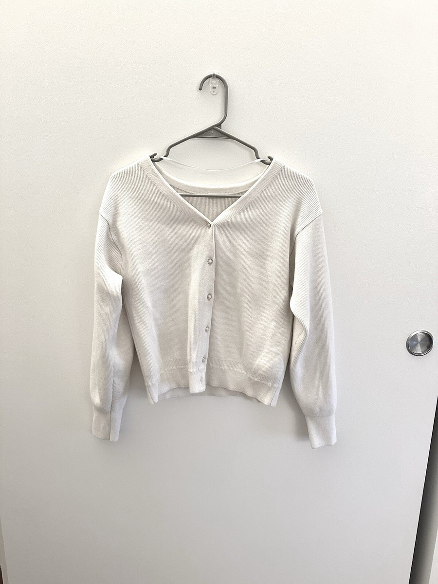 Uniqlo Pearl Button Cardigan Women's Medium- Japanese Size L  | eBay | eBay US