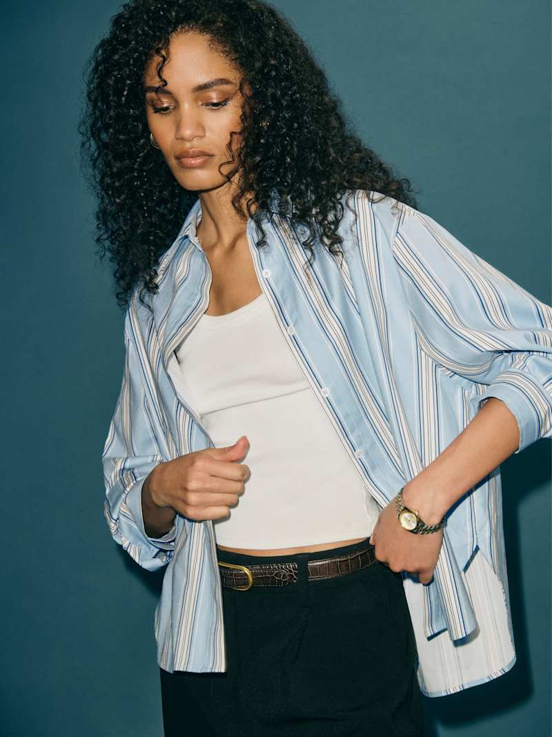 Andy Oversized Shirt | Reformation (Global)