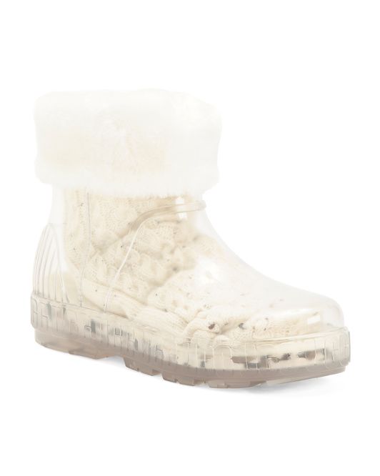 Drizlita Clear Waterproof Rain Boots | TJ Maxx