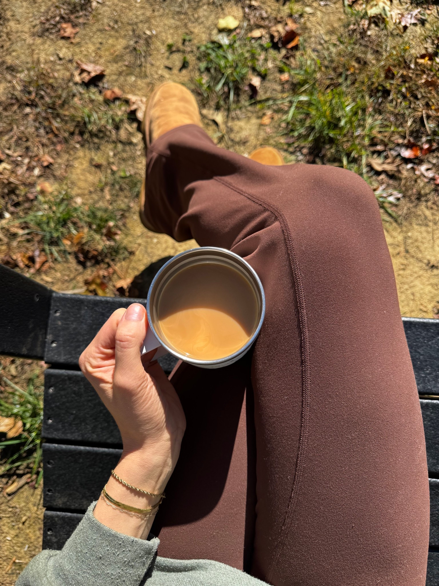 Fall weather🤎 These are my absolutel FAV leggings, I live in them! 

#LTKActive #LTKSeasonal #LTKFamily