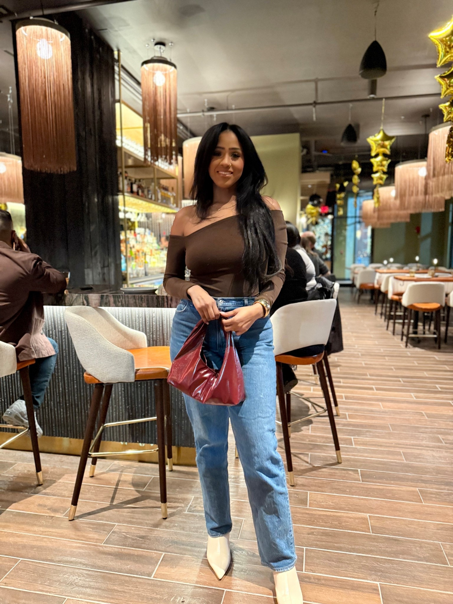 Winter outfit 
Off shoulder tops
Fall outfit 
Affordable outfit 

#LTKMidsize #LTKootd #LTKTall