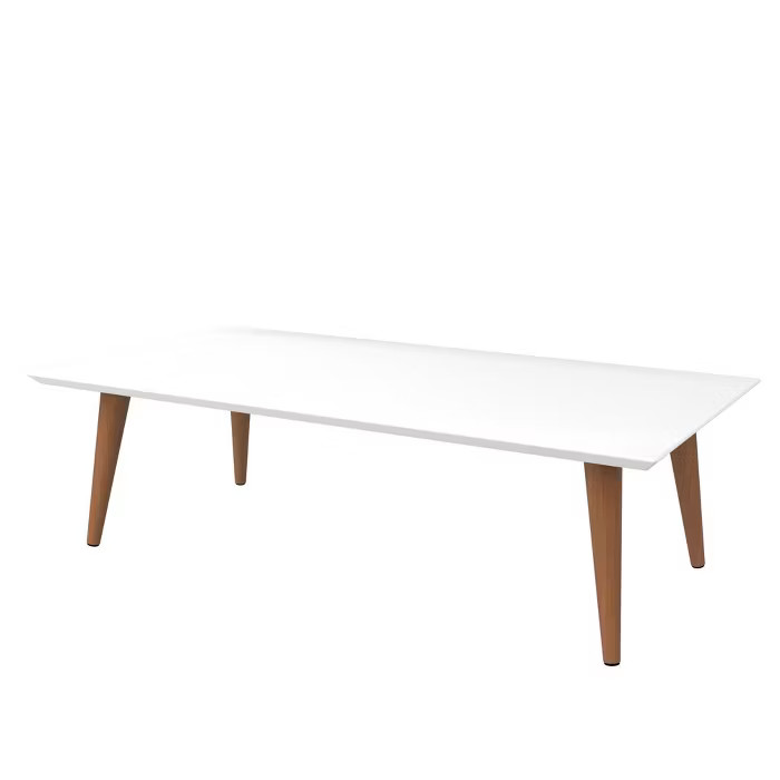 11.81" Utopia High Rectangle Coffee Table with Splayed Legs - Manhattan Comfort | Target