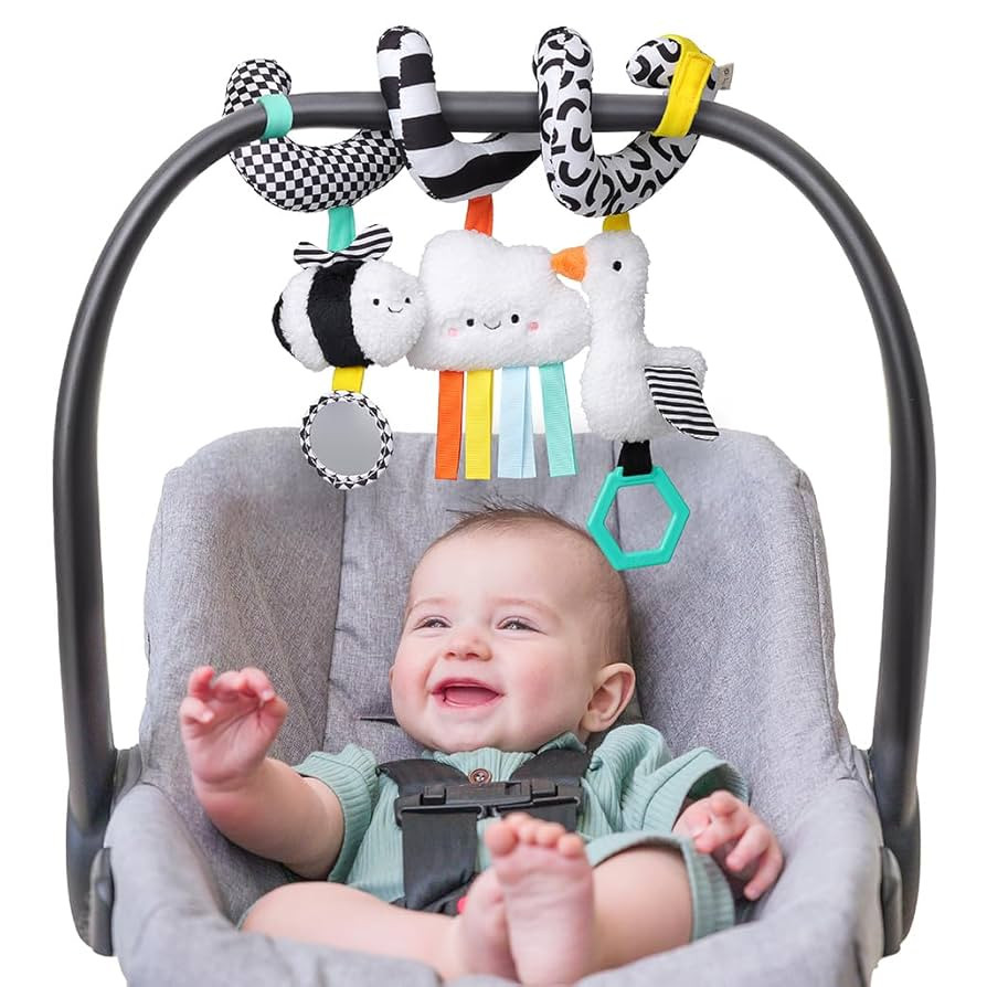 Itzy Ritzy Spiral Car Seat & Stroller Activity Toy - Stroller & Car Seat Toys for Ages 0 Months a... | Amazon (US)