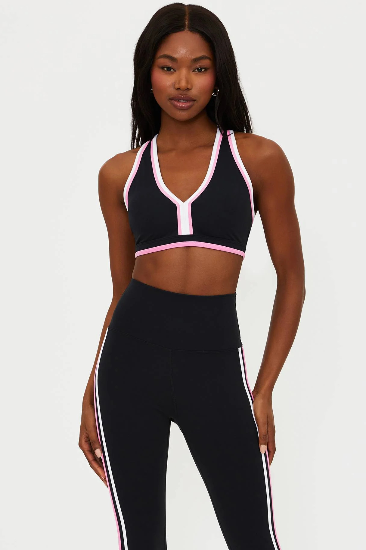 Ida Top Prism Pink & Black | Beach Riot