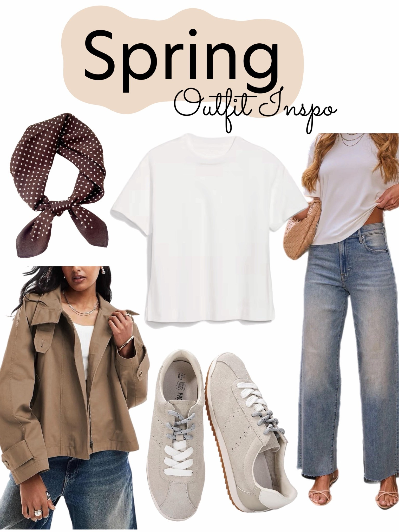 A spring outfit with all neutral pieces that can easily mix and match with other items in your closet.

#LTKOver40 #LTKootd #LTKmomlife