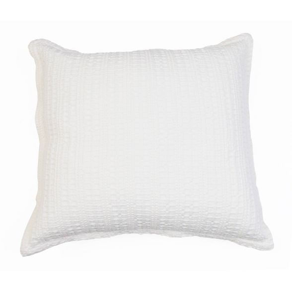 20"x20" Riley Washed Linen Flange Pillow - Décor Therapy | Target