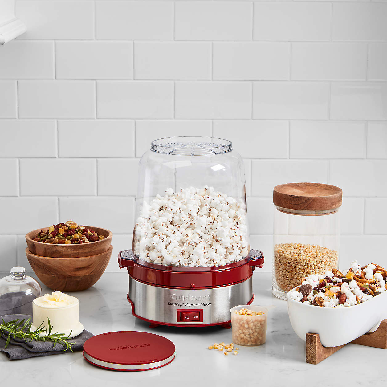Cuisinart EasyPop Popcorn Maker + Reviews | Crate & Barrel | Crate & Barrel