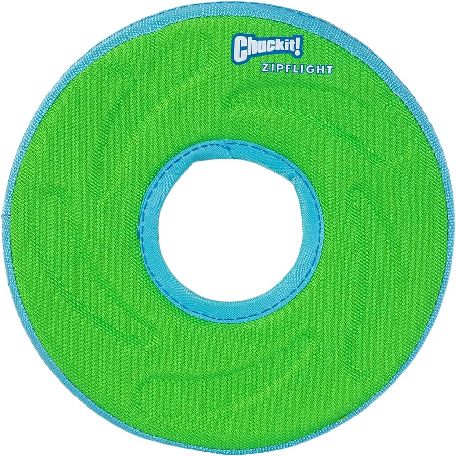 Chuckit! Zipflight Flying Disc Dog Toy, Medium (8.5"), Orange And Blue | Amazon (US)