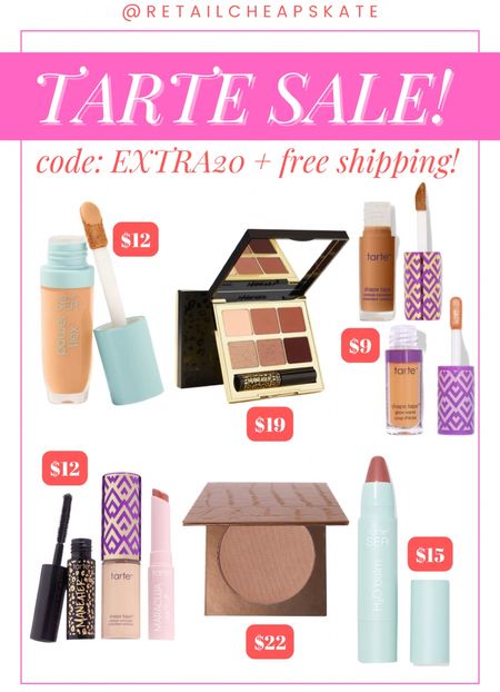 Tarte warehouse sale! Code: EXTRA20 + free shipping 

#LTKsalealert #LTKunder50 #LTKbeauty