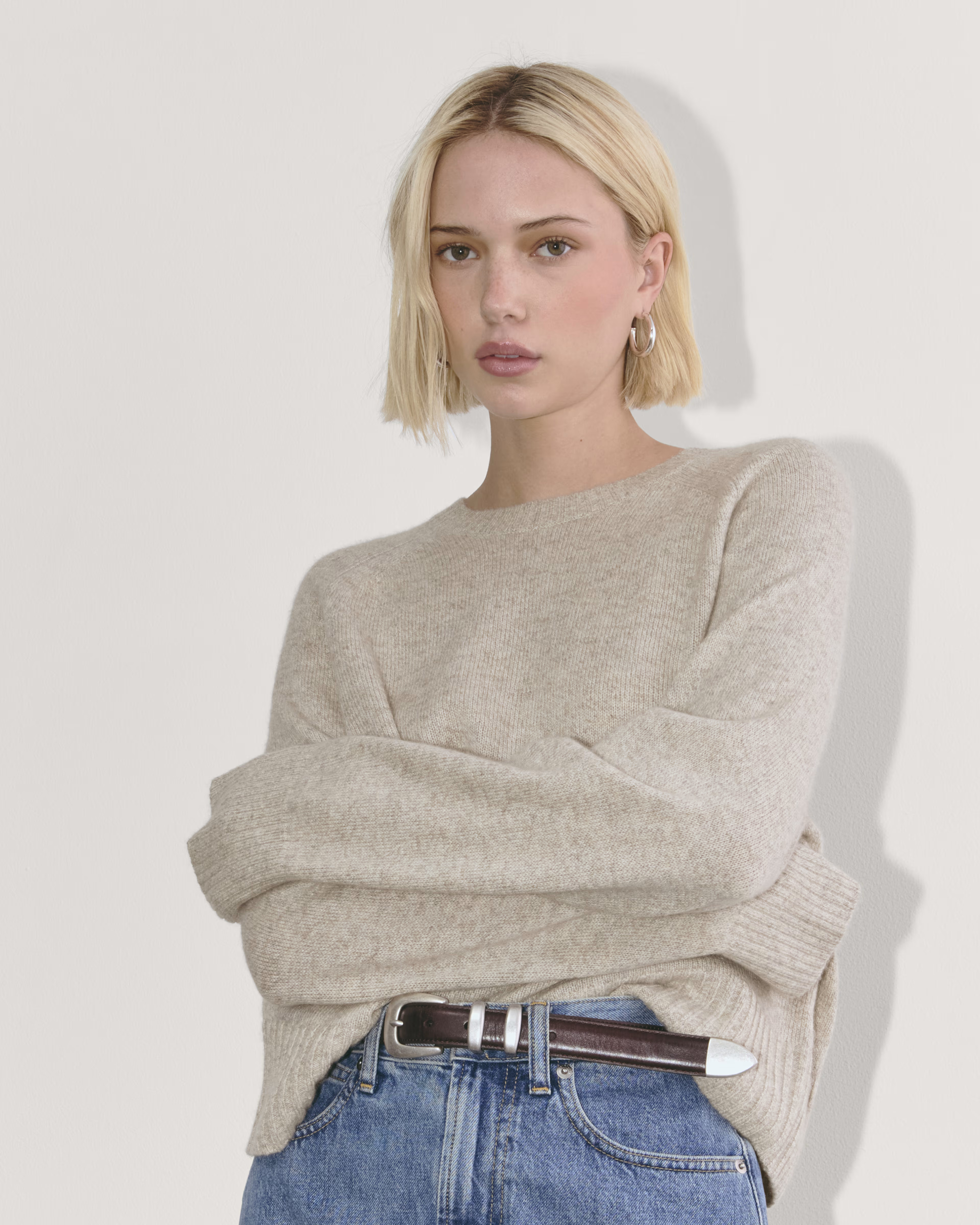 The Boxy Crew in Cashmere | Everlane