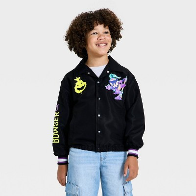 Boys' Nintendo Super Mario Brothers Bowser Jacket - White/Black S | Target