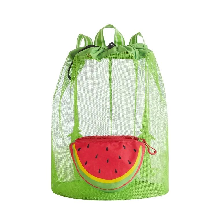 Beach Convertible Mesh Backpack - Watermelon | Walmart (US)
