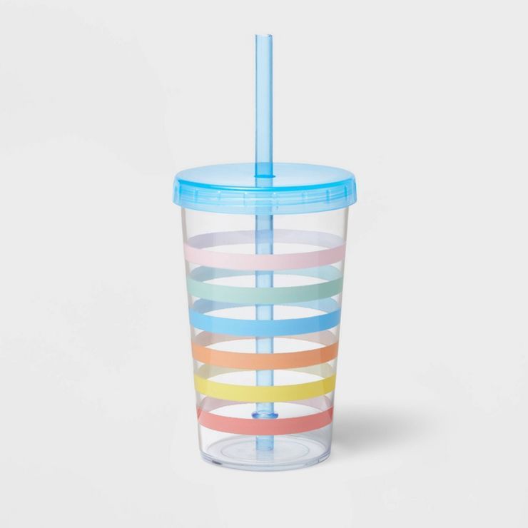 12oz Plastic Cup with Straw - Spritz™ | Target