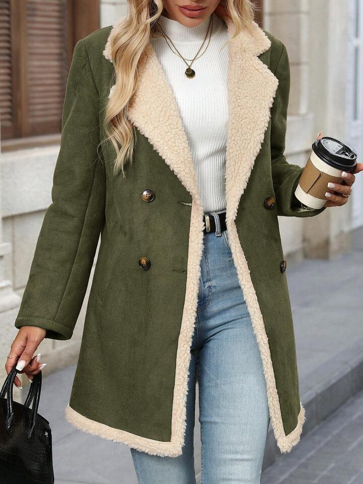 SHEIN Clasi Women Casual Regular Jacket, Minimalist Fashion For Everyday Wear | SHEIN