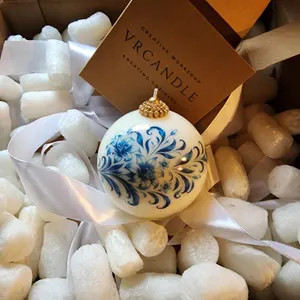 Christmas Ornament Candle in Gift Box 1pc | Vintage Holiday Decor, Unique Xmas and Thanksgiving G... | Etsy (Global)