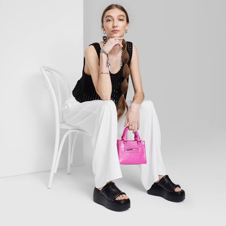 Women's Mid-Rise Wide Leg Beach Pants - Wild Fable™ | Target