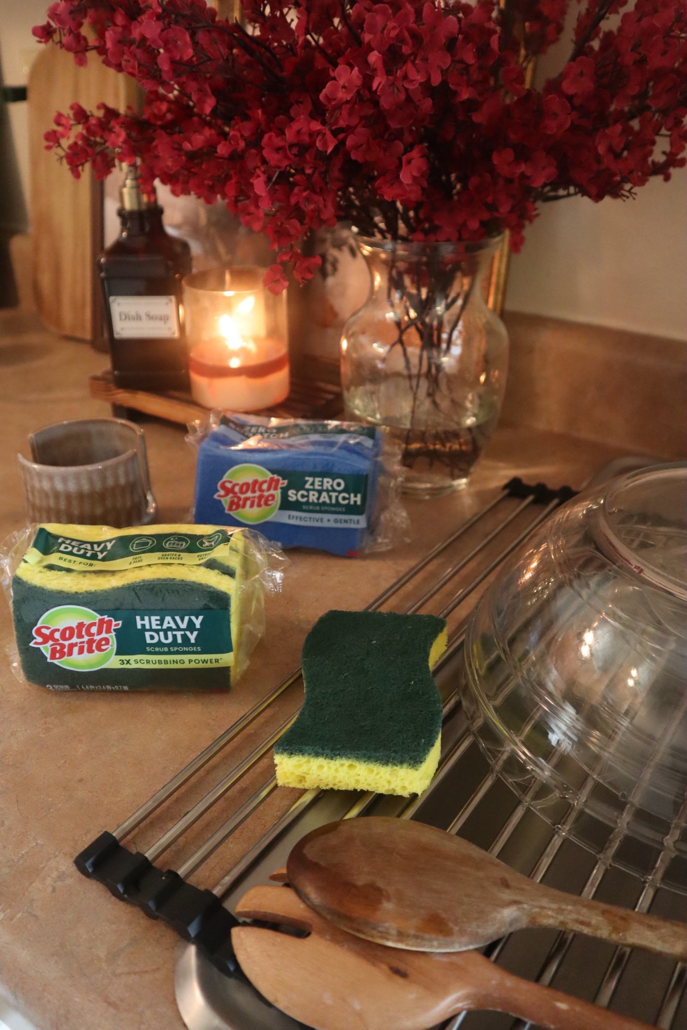 Kitchen decor / kitchen sink organization / kitchen sink decor / kitchen sink sponge holder / kitchen counter decor 

#LTKFindsUnder50 #LTKHome