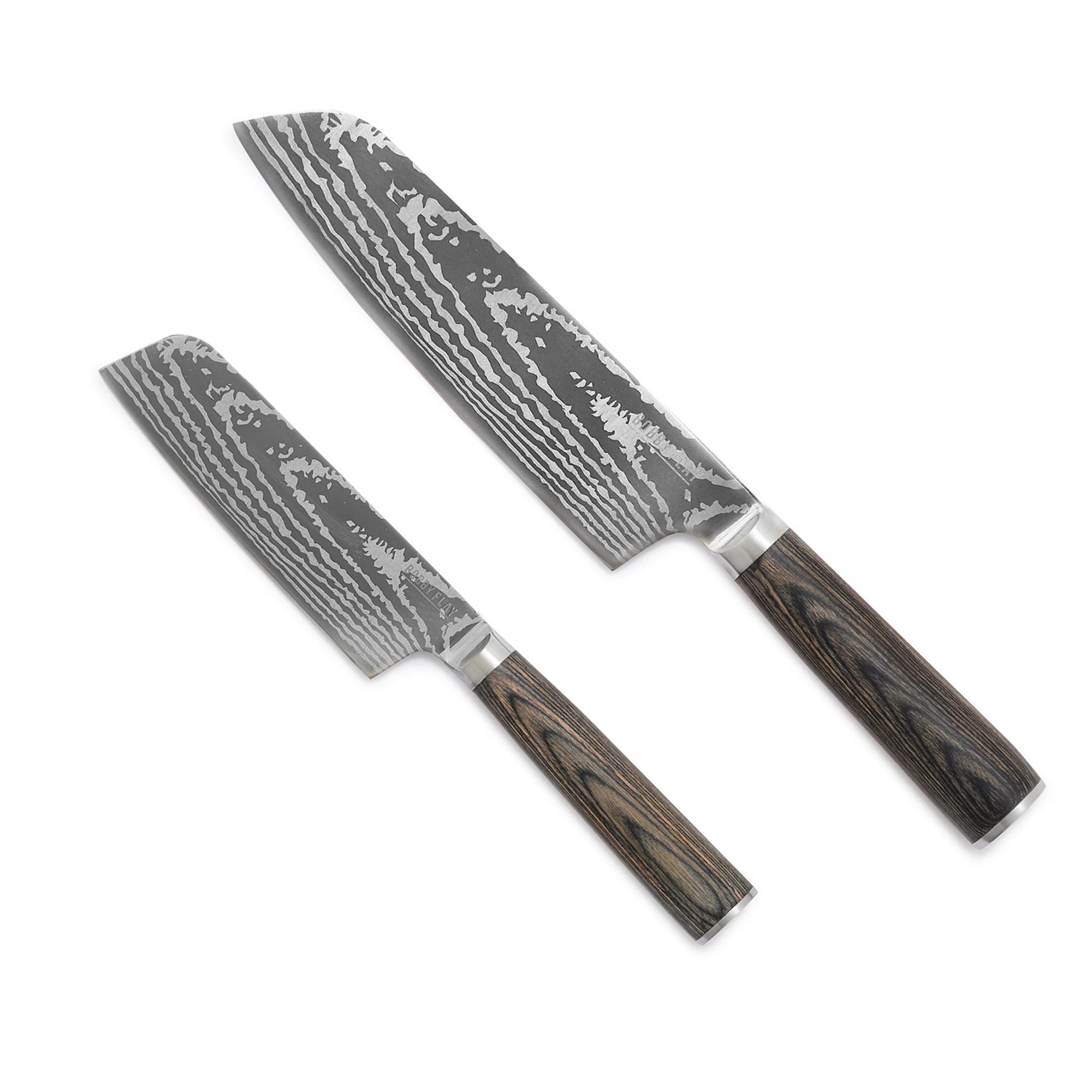 Bobby Flay by GreenPan Stainless Steel 2-piece Santoku Knife Set | Kohl's