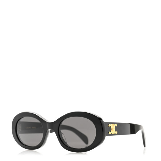 Acetate Triomphe 01 Sunglasses CL 40194U Black | FASHIONPHILE (US)
