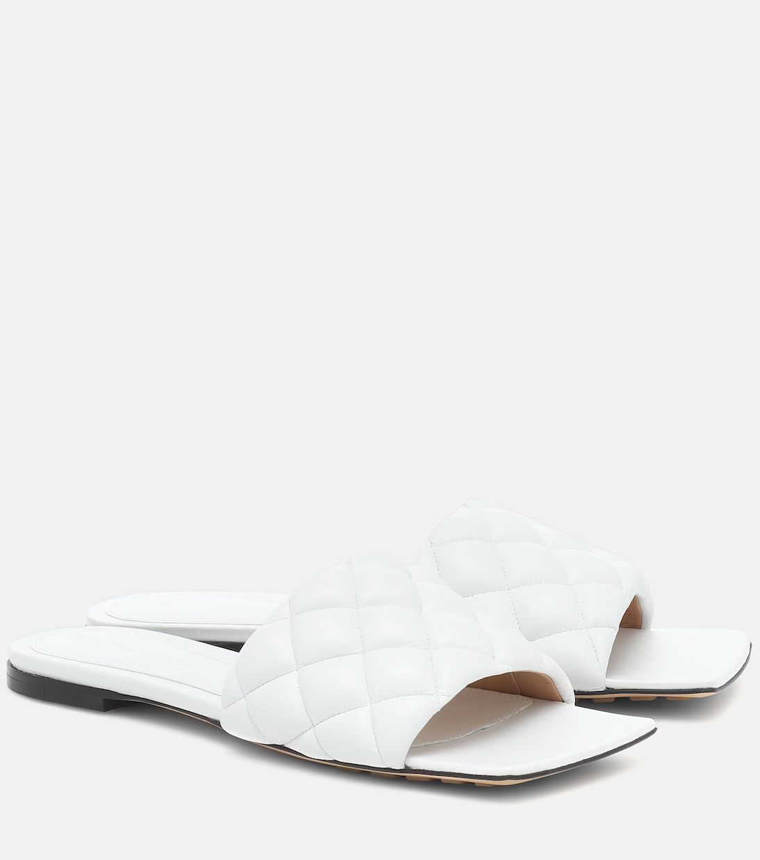 Padded leather sandals | Mytheresa (US/CA)