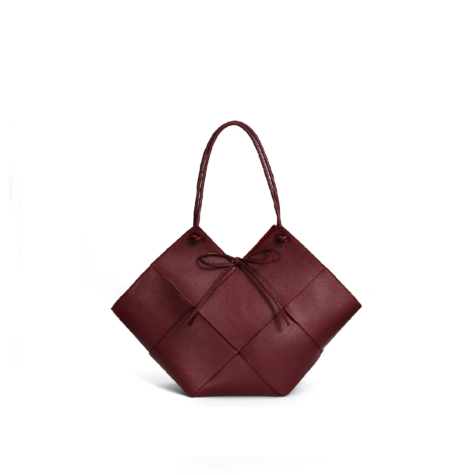 Taylor Contexture Leather Bag, Plum (Burgundy) | Bob Ore Blue Collection