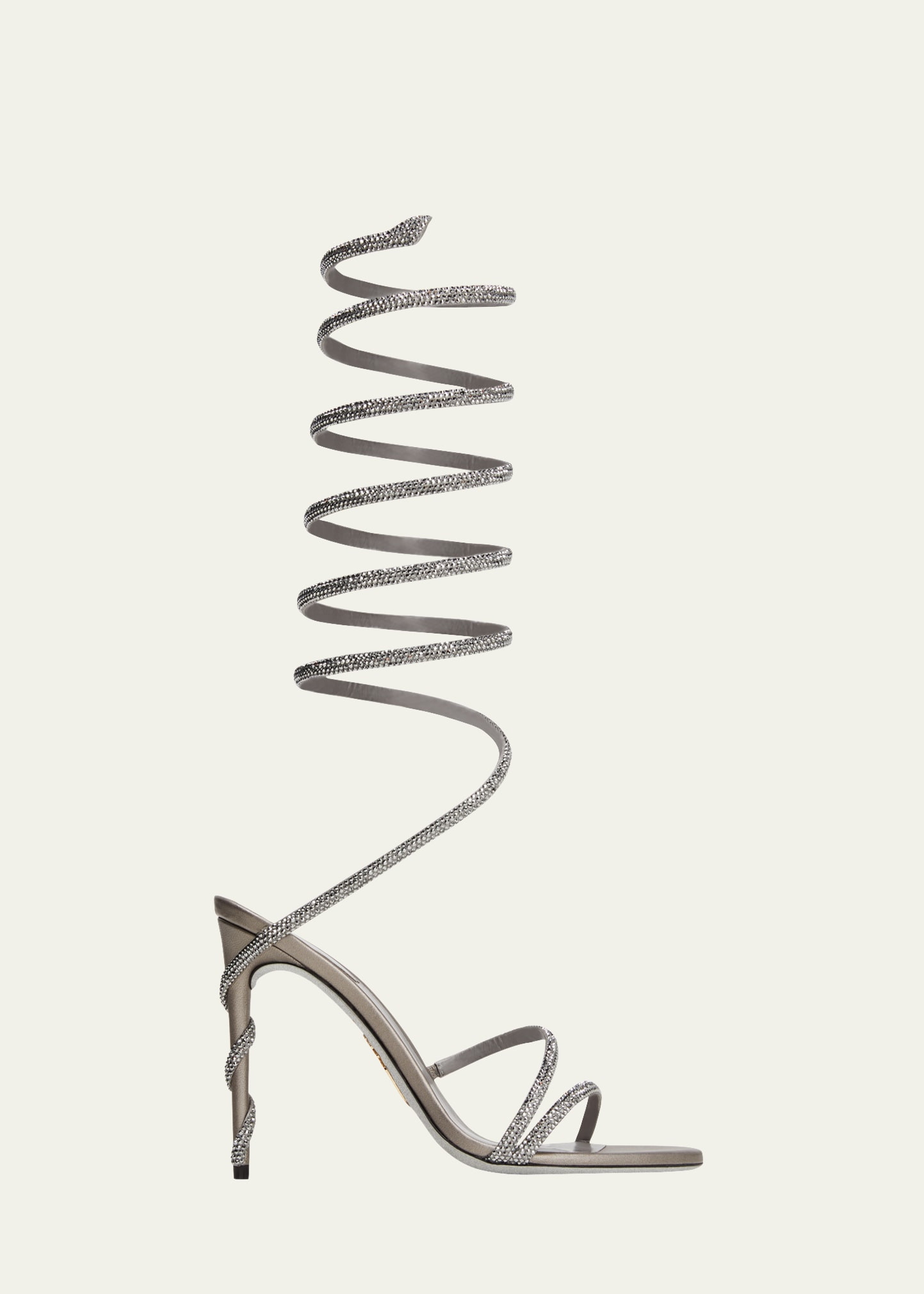 Rene Caovilla Strass Snake-Wrap Sandals | Bergdorf Goodman