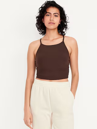 Light Support StudioSmooth Longline Sports Bra | Old Navy (US)
