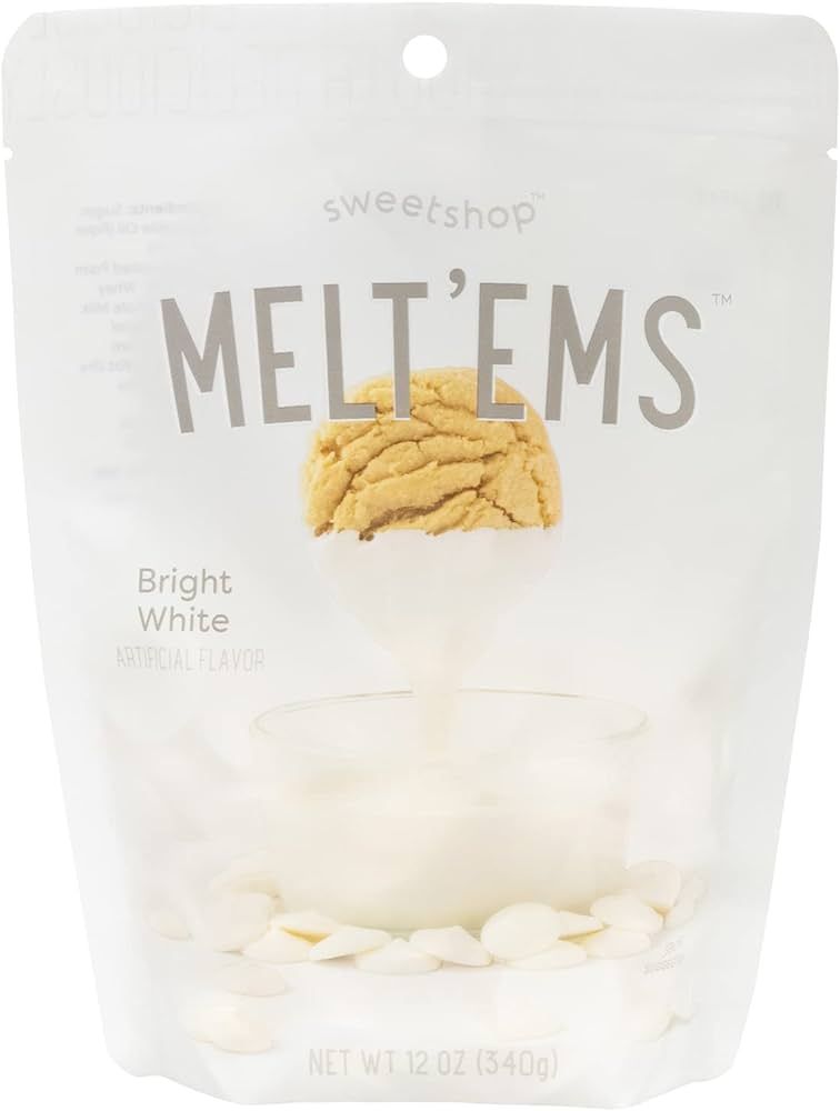 Sweetshop Melt 'EMS Bright White 12oz Pack Chocolate Candy Melts Chocolate Melts Melting Melting ... | Amazon (US)