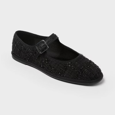 Women’s Halston Flats with Memory Foam Insole – Universal Thread™ Black | Target