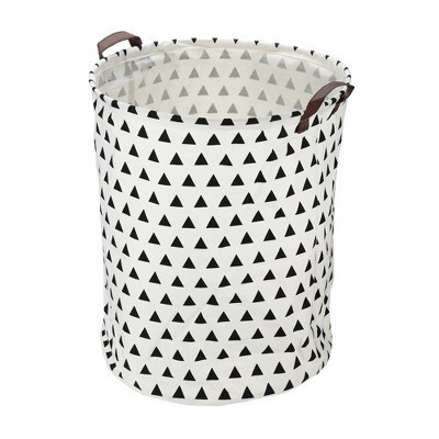 Unique Bargains 3661 Cubic-in Foldable Cylindrical Laundry Basket 1 Pc Triangle | Target