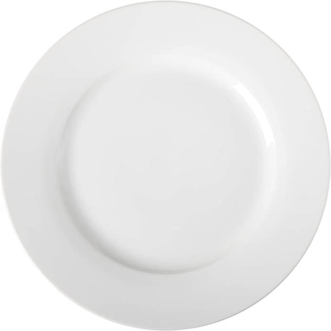 Amazon.com: Amazon Basics 6-Piece White Dinner Plate Set | Amazon (US)