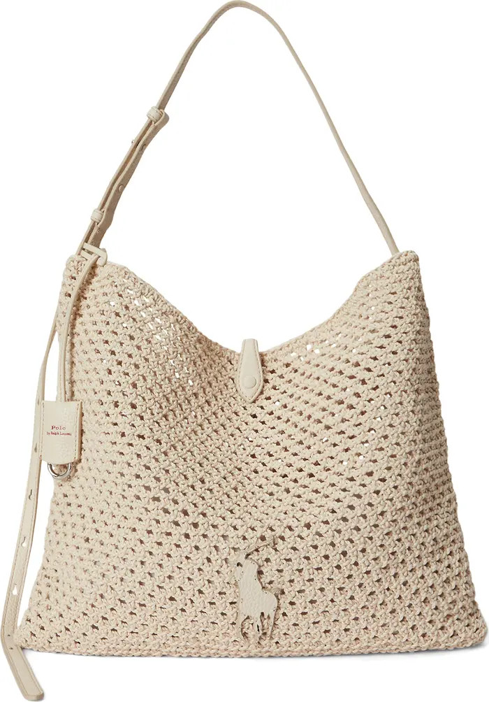 Polo Play Open Weave Messenger Bag | Nordstrom