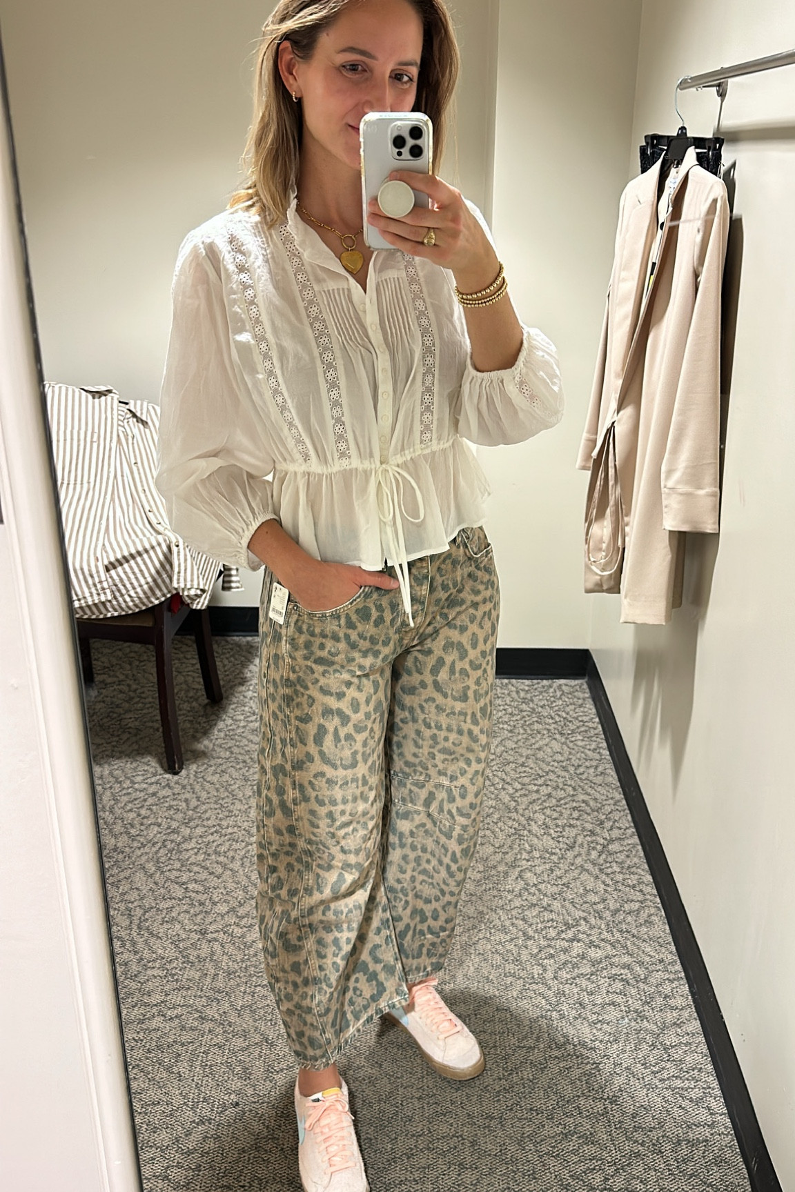 FP printed barrel jeans | TTS | out of stock on FP’s site but all sizes in stock on Dillard’s

we the free barrel jeans | leopard barrel jeans

#LTKSeasonal #LTKMidsize #LTKGiftGuide