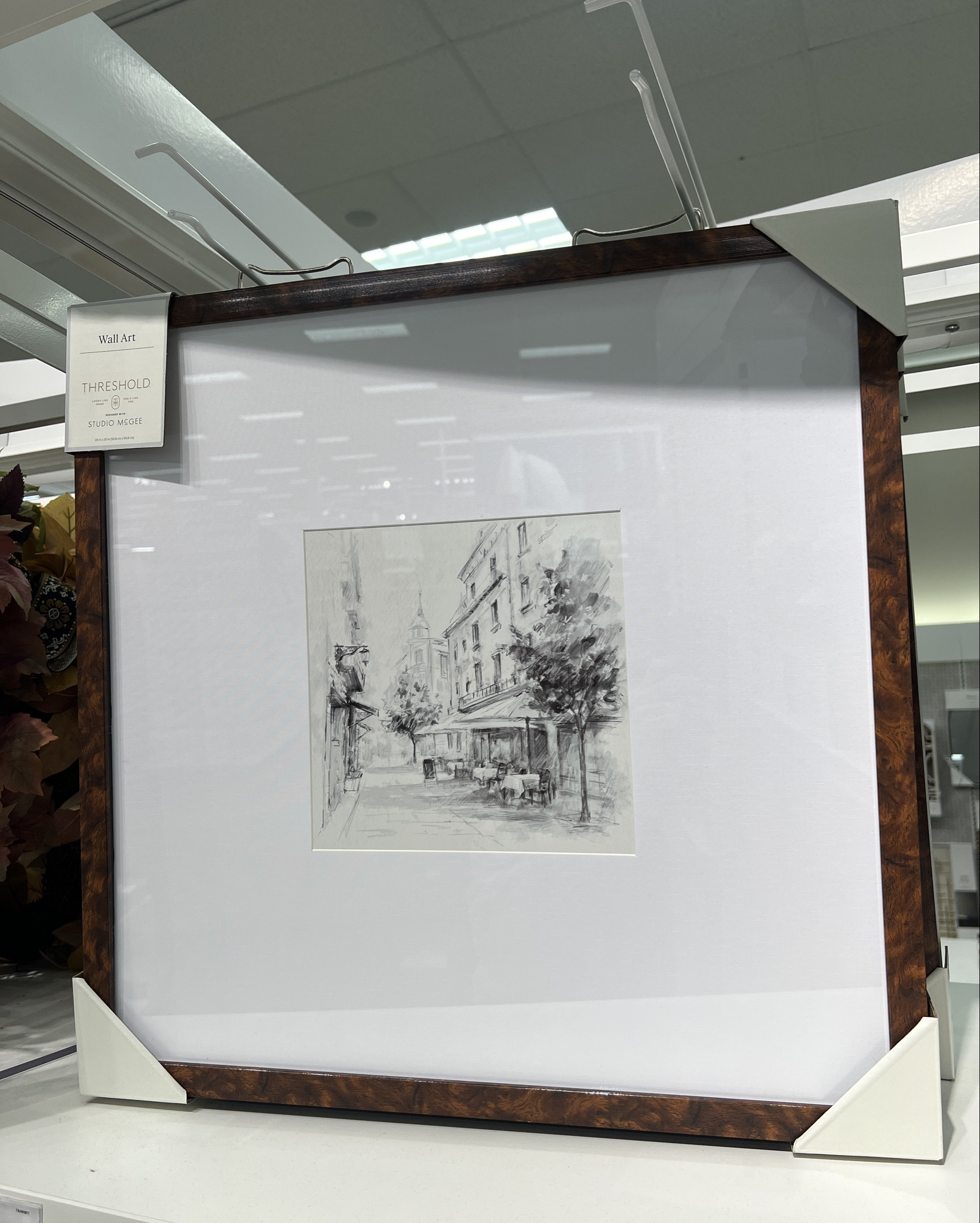 Elevate your living space with the 20"x20" Black and White Landscape Wall Art from Threshold™, designed with Studio McGee. This modern piece features a striking lithograph landscape, beautifully framed in multicolored polystyrene. Its neutral black tones complement any decor, while the vertical orientation adds a touch of sophistication to your walls. Easy to hang with a sawtooth back, this framed art is a stylish addition to any room.

Threshold™ designed w/Studio Mcgee: Looks like home, feels like you.

#LTKFindsUnder50 #LTKStyleTip #LTKHome