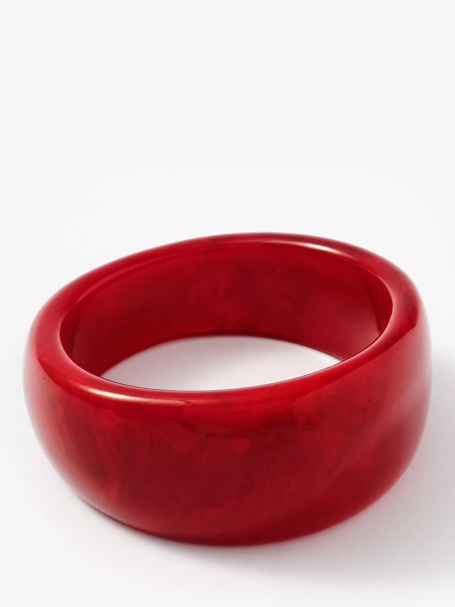 Resin Bangle, Red | John Lewis (UK)