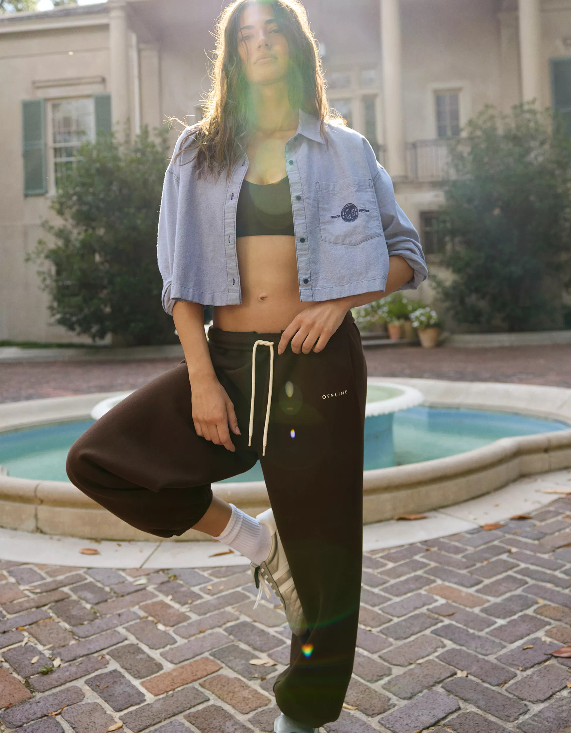 OFFLINE By Aerie Cloud Fleece Baggy Jogger | American Eagle Outfitters (US & CA)