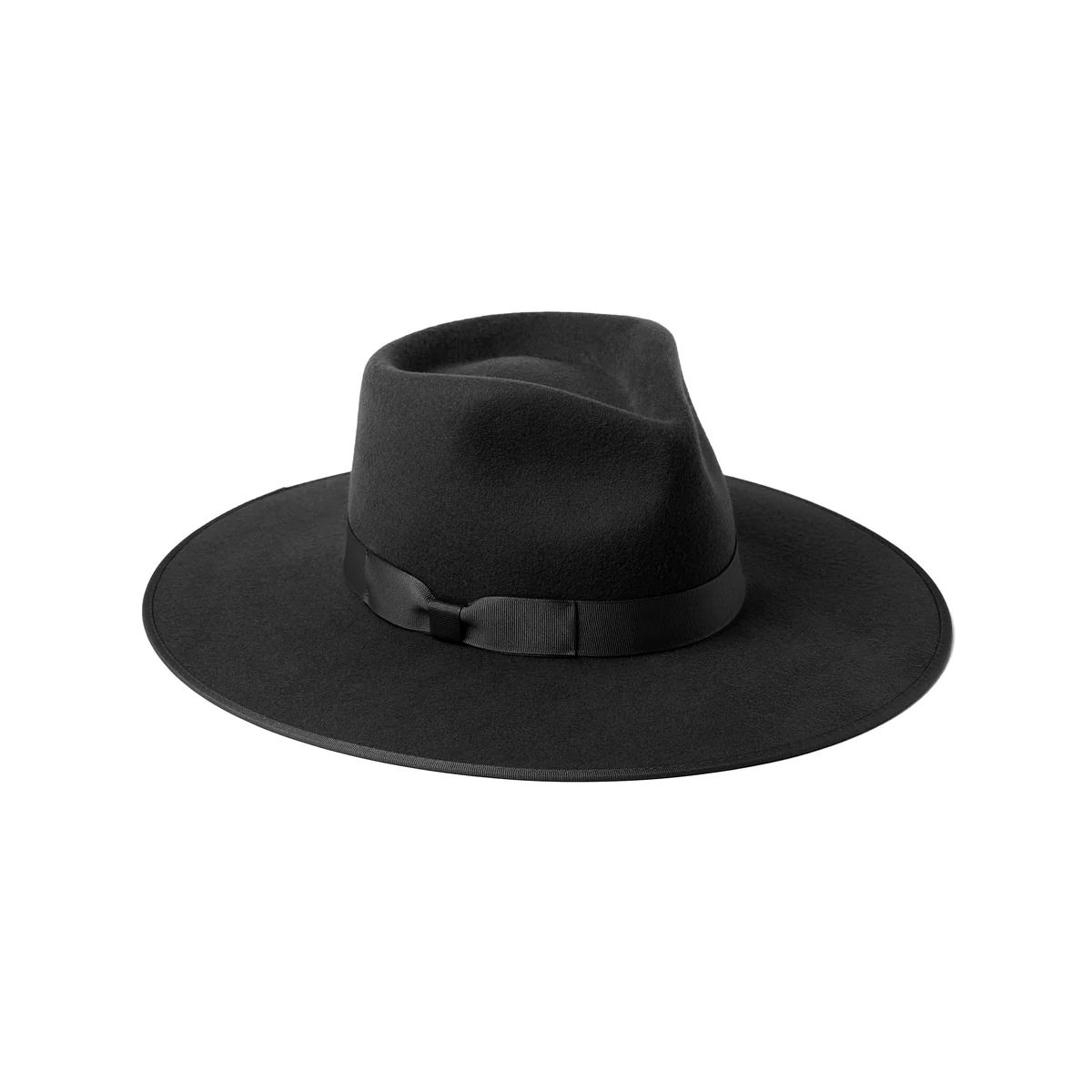 Noir Rancher Wool Felt Fedora Hat in Black - Lack of Color US | Lack of Color