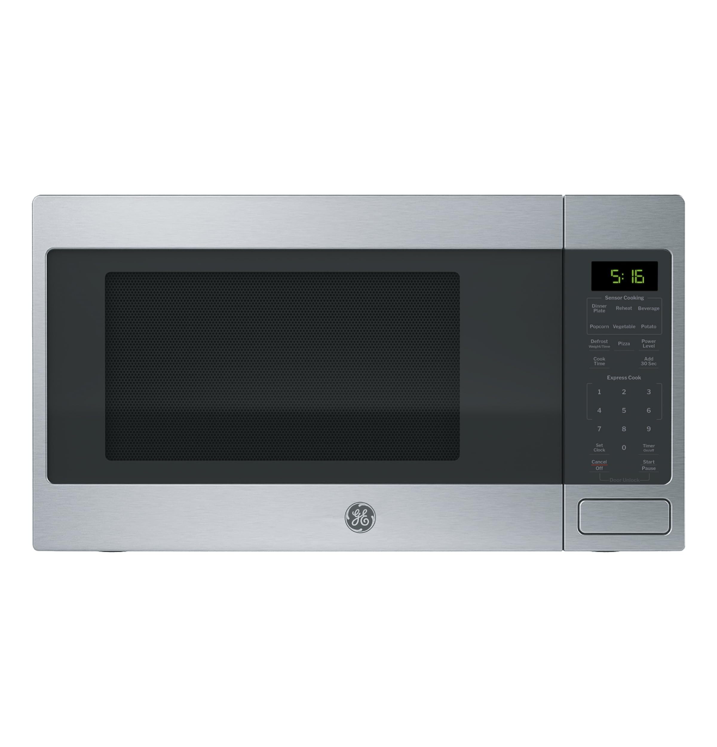 GE Countertop Microwave Oven, 1,150-watt Capacity, 1.6 Cubic Ft., 8 Auto Setting Cooking Settings... | Amazon (US)