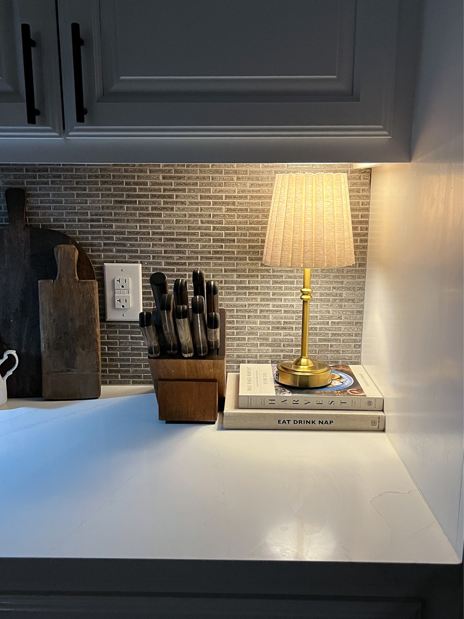 Wireless lamp for in the kitchen. I swapped out the lamp shade! 

#LTKsalealert #LTKhome #LTKfindsunder50