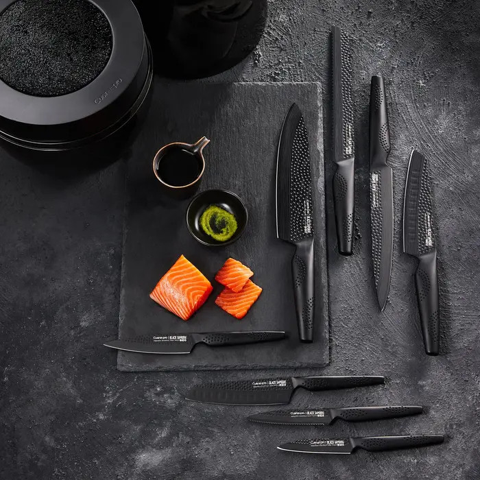 iD3® BLACK SAMURAI The Egg 9-Piece Knife Block | Nordstrom