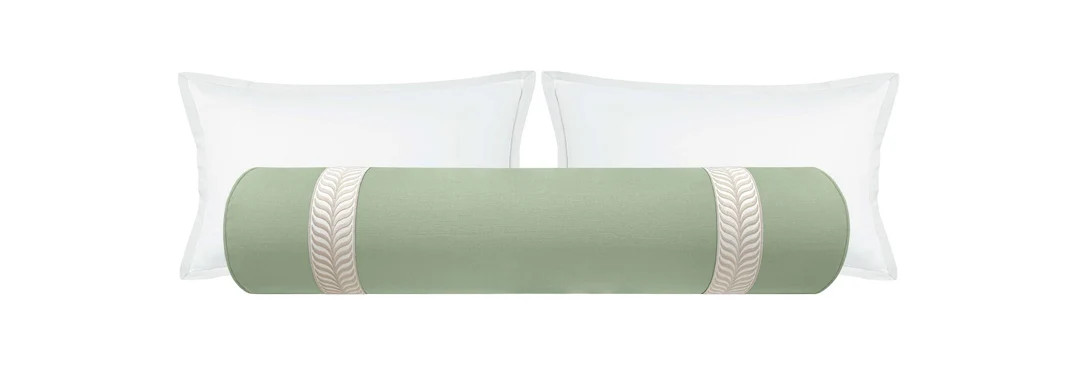 PRE-ORDER the Bolster : Classic Linen // Eucalyptus  Trellis - Etsy | Etsy (US)