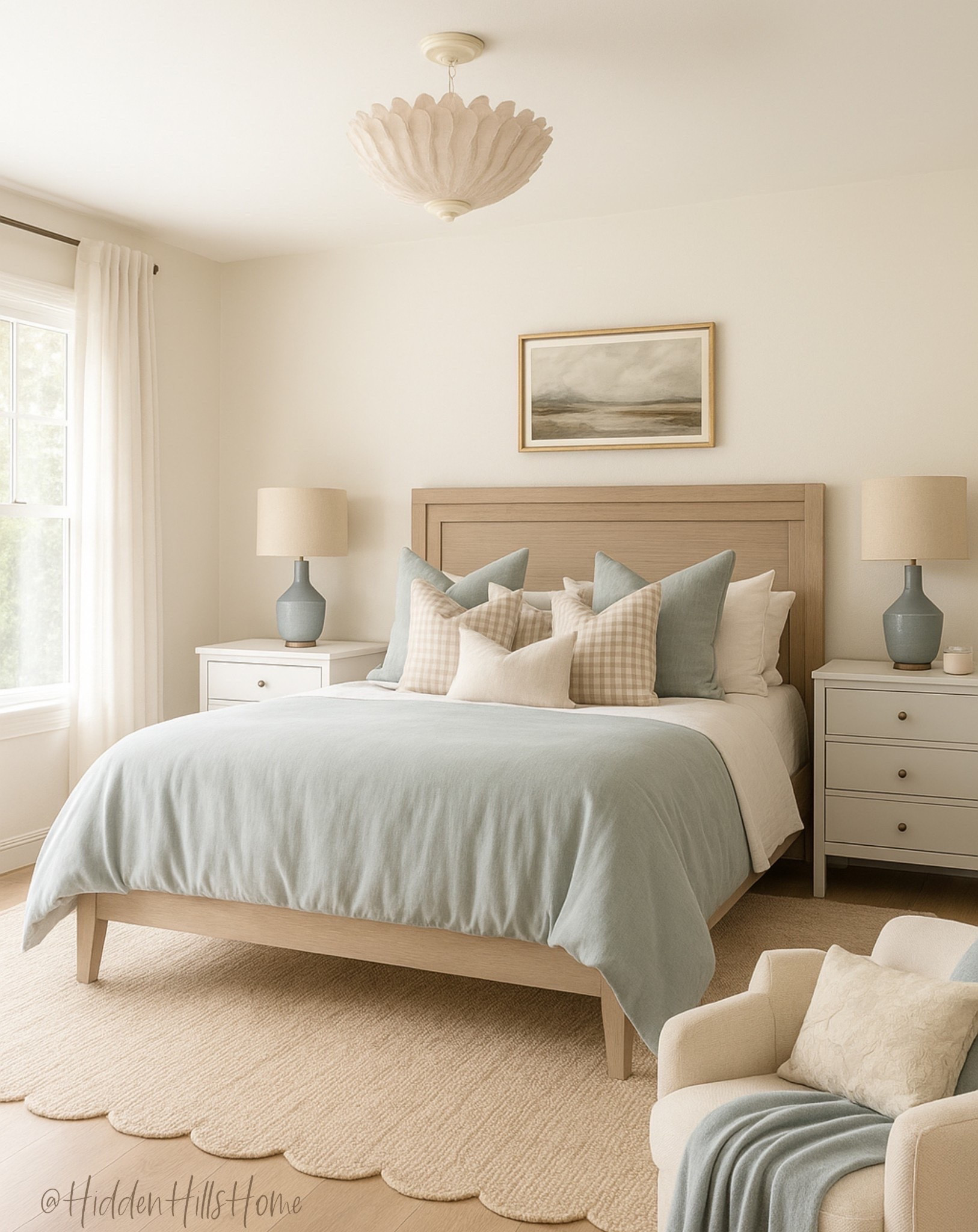 Coastal bedroom decor, master bedroom mood board, home decor ideas, bedroom rug, nightstands, beach house bedroom, bedding #bedroom

#LTKHome #LTKSaleAlert #LTKSeasonal