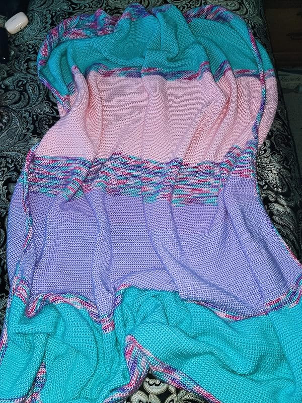 Pastel Dreams Crochet Blanket | Amazon (US)